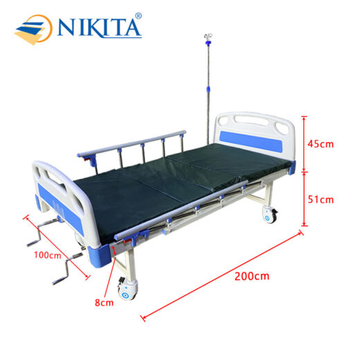 Giường y tế 2 tay quay NIKITA DCN02X